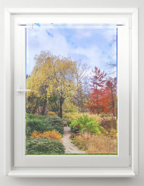 Scheibenhänger Herbstpark, eckig